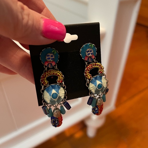 Custom Design Handmade Earrings!  Very Colorful, Festive & Fun! - Picture 3 of 3